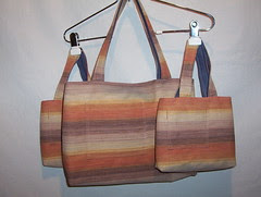Canvas Tote- 2 mini, 1 Med