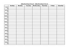  free weekly blank calendar template printable blank yearly calendars