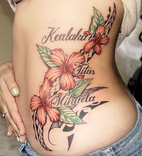 hawaiian hibiscus tattoos