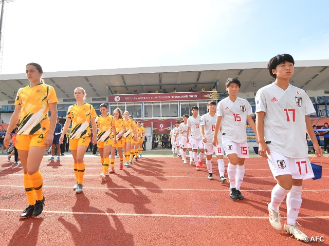大会初戦はオーストラリア相手に0 0のドロー Afc U 16女子選手権タイ19 Jfa 公益財団法人日本サッカー協会
