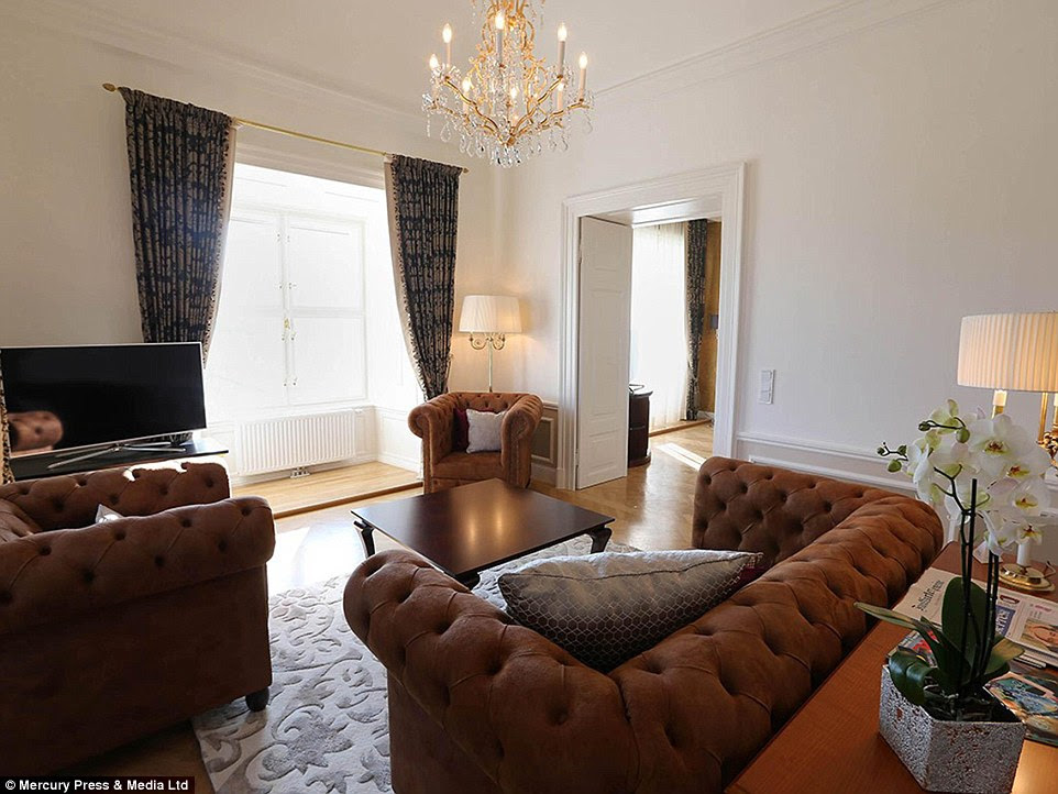 Those booking in for an overnight stay will have access to a suite with two bedrooms, two bathrooms, a salon and a kitchen