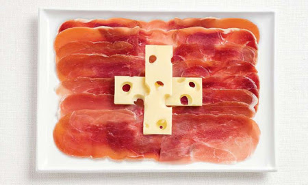National Flags Made Out of Food Seen On www.coolpicturegallery.net