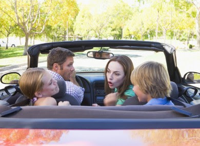 Here is how long it will take children to start fighting in a car