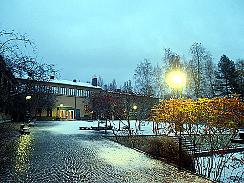 First Snow night in Ingesund