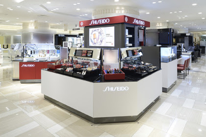 東武百貨店池袋店 ２ｆ２番地化粧品売場 資生堂カウンター 資生堂の化粧品 コスメ ワタシプラス 資生堂