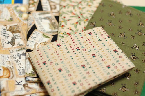 American cotton fabrics from my friend