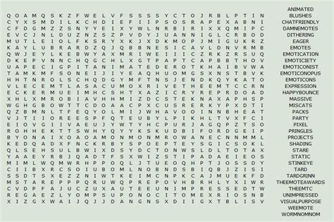 For all the experienced puzzlers, here's a set of free word searches that are of advanced level. difficult word searches images