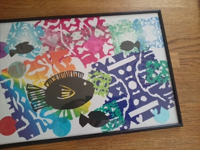 小学生クラスの切り絵作品 完成しました Masumiの夢紀行 花紀行
