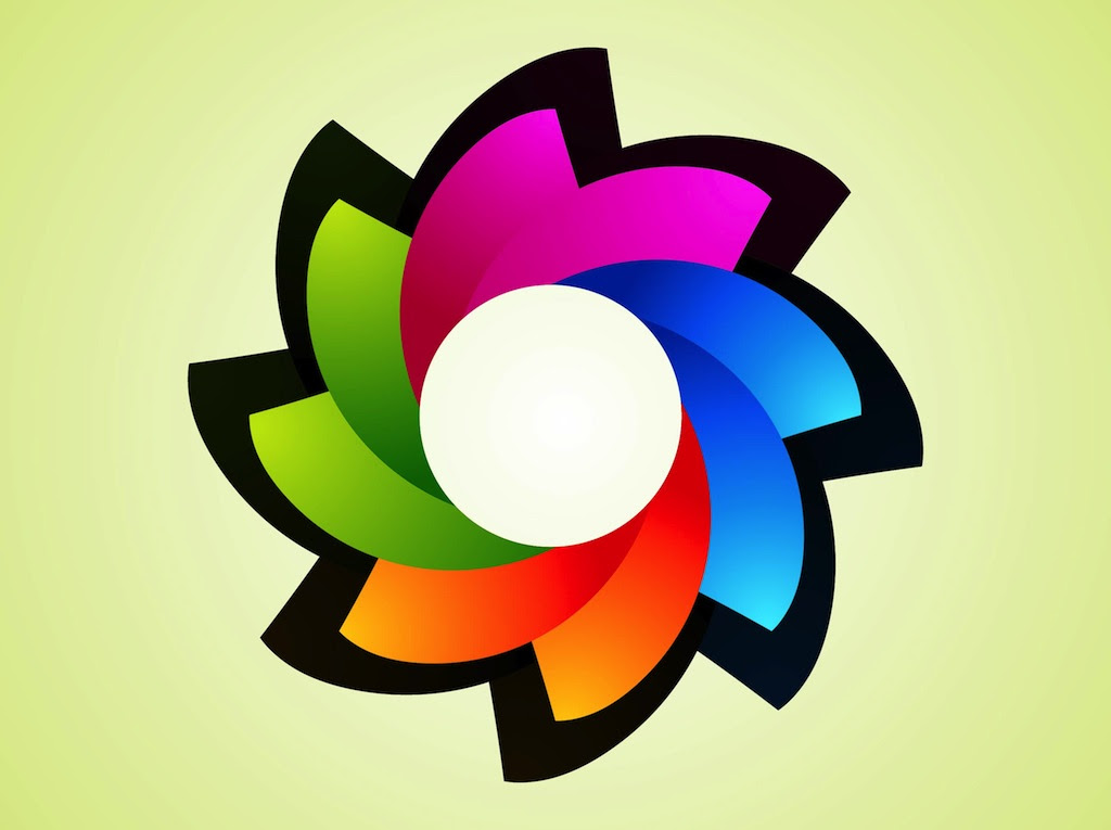 Download Rainbow Flower Logo Vector Art & Graphics | freevector.com