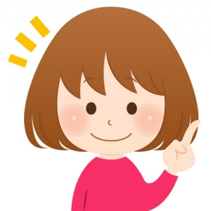 汎用女性 デフォルメ2 指さし アフィピクはアフィリエイター支持率ｎｏ １を目指します
