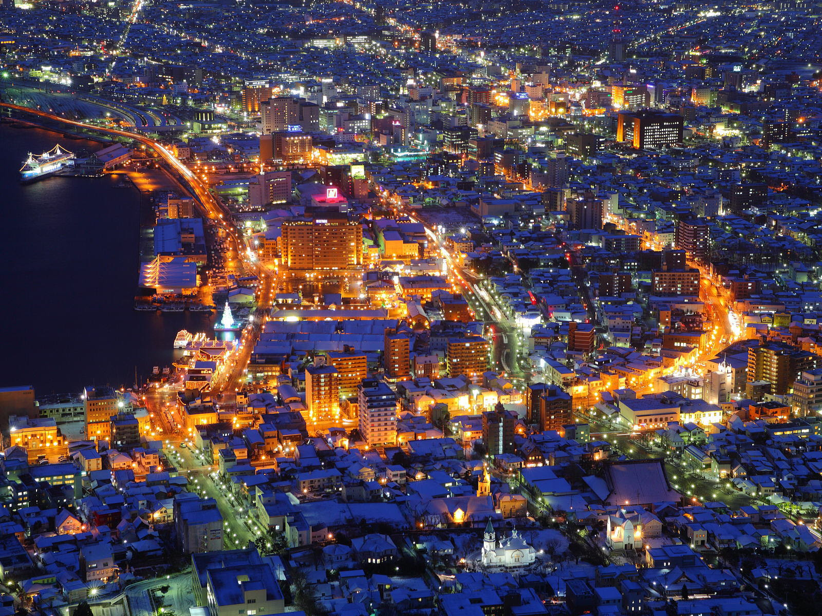 函館山の夜景 函館の夜景