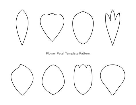 Pdf format flower frenzy petal. 7 best images of paper flower petal template printable printable