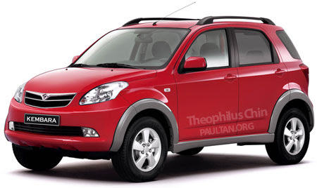 2008 Perodua Kembara Artist's Impression