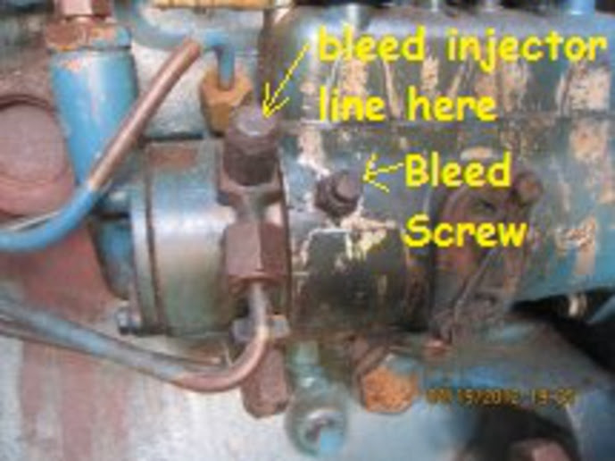 Bleeding a Ford CAV fuel pump? - Yesterday's Tractors