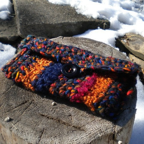 Orange Sunset Clutch