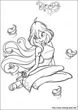 Winx Club Coloring Pages On Coloring Book Info