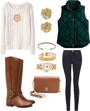 winter outfits with long boots