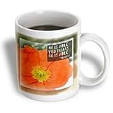 Framed Buddha He is Able Poppy Flower Inspirational Quotes - 15oz Mug