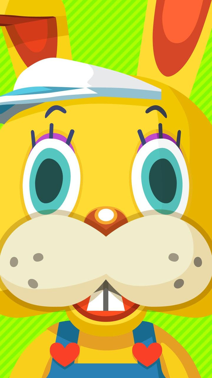 ポケ森 ぴょんたろうの壁紙が斬新過ぎる タイトル画面コレにして どうぶつの森 みんなでポケットキャンプ ポケ森