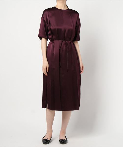 国内発送抜群 ワンピース ワンピース Vince ヴィンス のファッション シームフロント ワンピース 397 をセール価格で購入できます D Plom シルクサテン ワンピース シームフロント セール 割引発見