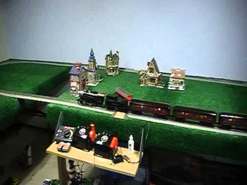 How To Start a Lionel Model Train Table Layout Railroad Grass Cover - YouTube