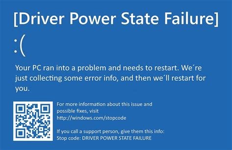 Driver power state failure Iastor Sys