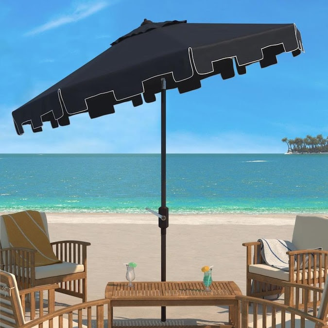 Safavieh-10.8-ft-Navy/White-Crank-Market-Patio-Umbrella-in-...