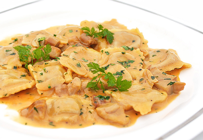 homemade ravioli sauce Homemade_Veal_Ravioli_in_Alba_Truffle_Cream_Sauce_n_Porcini_Mushroom and