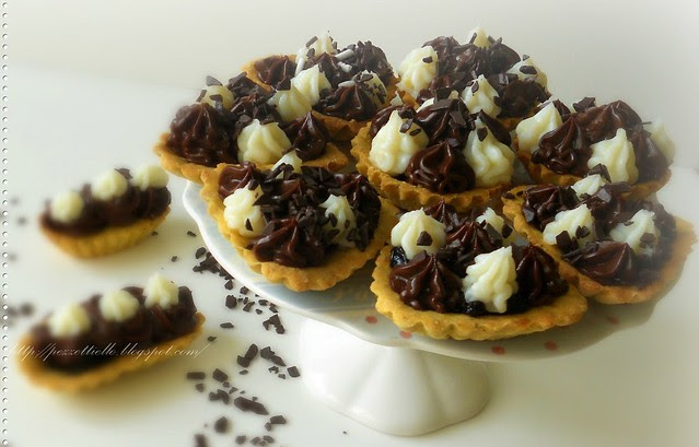 Crostatine con crema senza uova