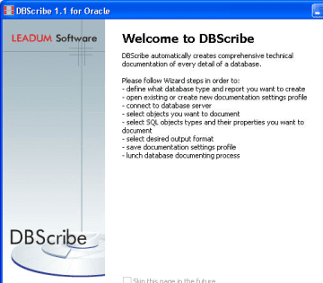 dbscribe