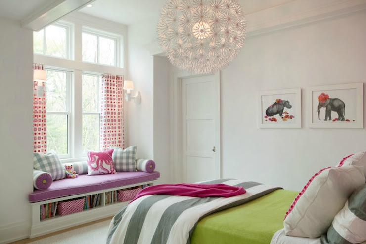 Ikea Chandelier - Contemporary - girl's room - Liz Caan Interiors