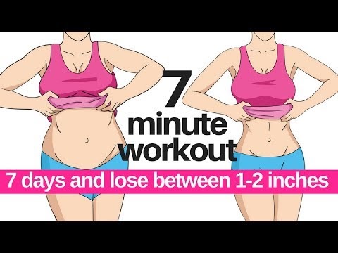 7 DAY CHALLENGE 7 MINUTE WORKOUT TO LOSE BELLY FAT - HOME WORKOUT 