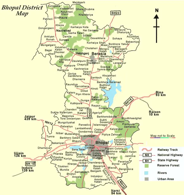 Map Of Bhopal  E2 80 A2 Mapsof Net