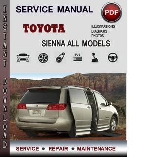 PDF 1998 Toyota Sienna Service Repair Manual Software