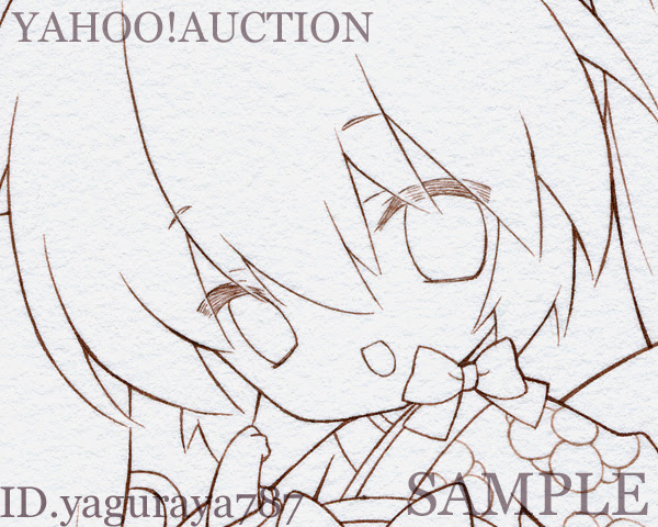 イロミズ亭 お正月 初音ミク 線画