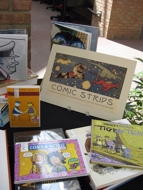 Comic Strip Mini-Exhibit at AAEL
