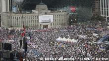 South Korea - Seoul: Proteste gegen Präsidentin Park