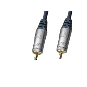 Clicktronic HC 20-300 Cavo Cinch Audio (Presa Cinch- Presa Cinch Audio 50 Ohm, contatti dorati ) 3 m