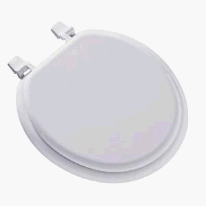 Round White Economy Wood Seat Preview