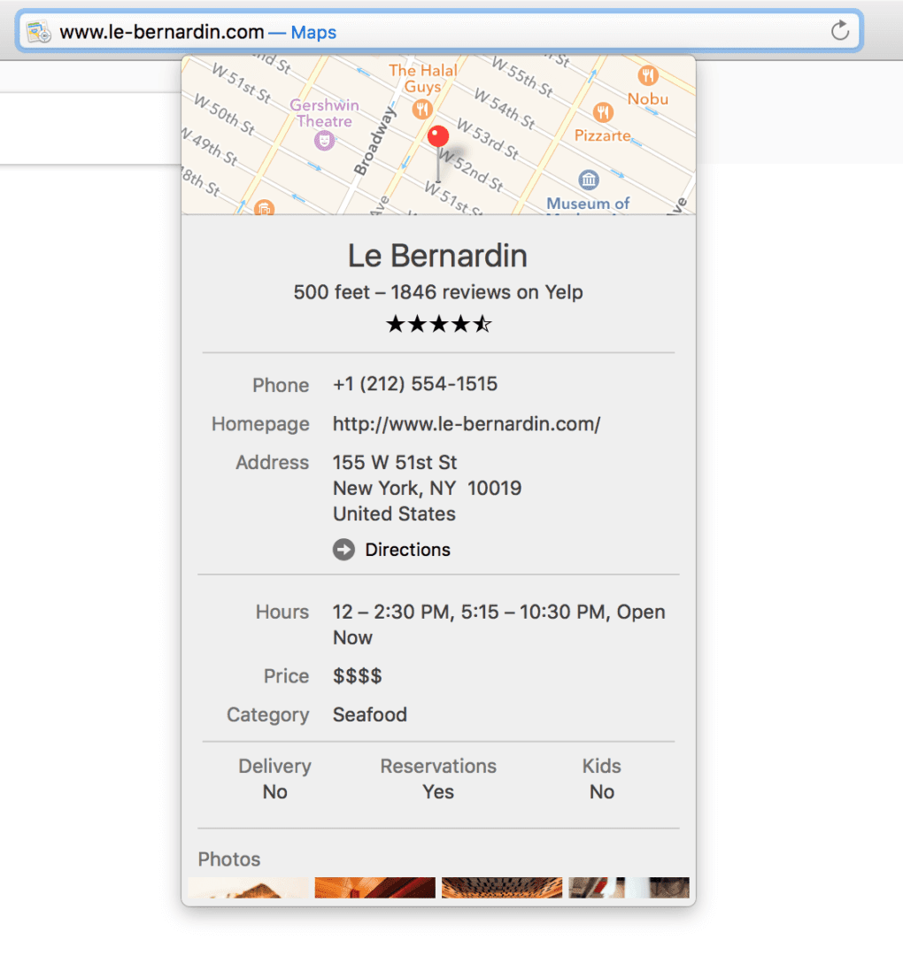 Apple Maps El Capitan 