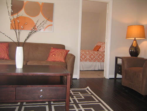 Decorating Ideas For Narrow Living Rooms. contemporary living room by