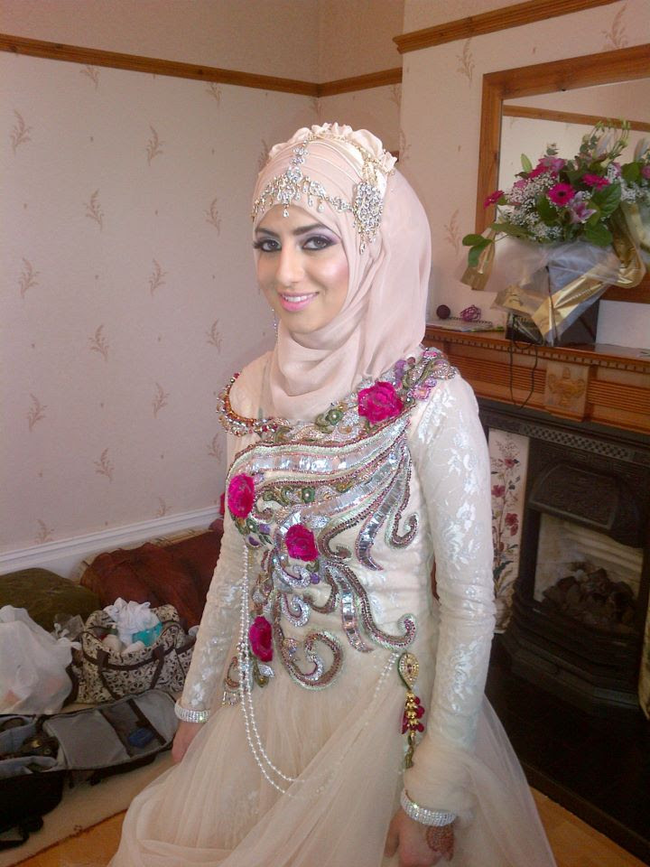 Bridal hijab designs – Hijab styles for Muslim brides