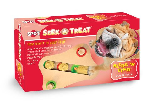 Puzzle Dog Toys:Ethical 5786 Seek-A-Treat Slide N Find Dispensing Puzzle
