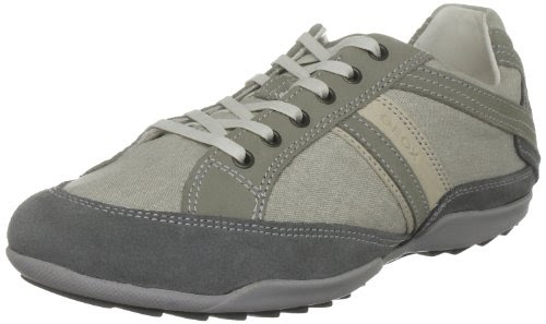 Geox Men's U Pietro S Grey/Off White Fashion Trainer U2231S1022C1350 6.5 UK, 40 EU