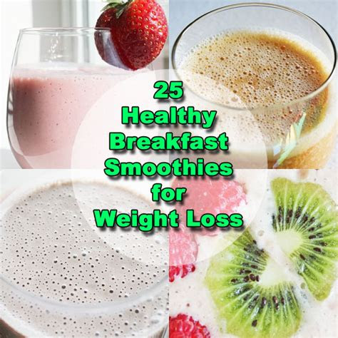 breakfast smoothie recipes weight loss clean