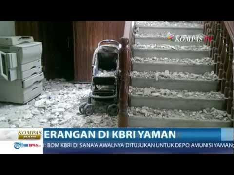 VIDEO : gedung kbri hancur, pemerintah minta pertanggungjawaban - serangan rudal yang ditujukan kepada gudang amunisi turut mengenai gedung kbri. menteri luar negeri, retno marsudi akan ...