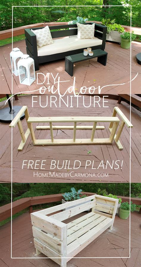 outdoor furniture build plans home   carmona