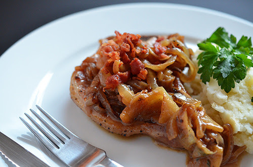 Bacon Apple Smothered Pork Chops - Nom Nom Paleo®