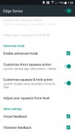 Edge Sense in Settings - HTC U11 review