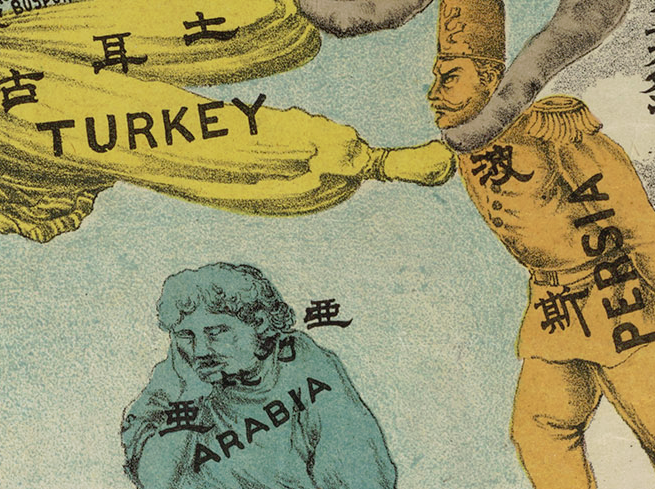 海外 いつの時代でも日本は触手 日露戦争中に日本人が製作した風刺地図が話題 海外の反応 Miyasanの寄り道